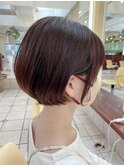 大人可愛い20代30代40代ひし形ショートボブ