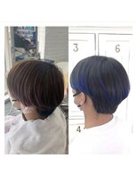 クラン ヘアーアンドスタジオ(CLAN hair & studio)&nbsp;ハイトーンエクステブリーチインナーミルクティーベージュ