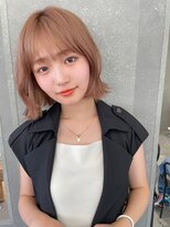 ロンドソレイユ 池袋(Lond soleil)&nbsp;ボブ/前髪カット/レイヤーカット×ケアブリーチ/デザインカラー