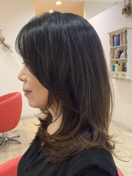 ココンヘアー(CoCon hair)の写真/[寺田町]半個室空間でゆったりとしたSALONTIMEを…◇髪質改善ヘアエステで”なりたい”髪の質感へ導きます*