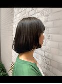 20代30代大人可愛い小顔ショートカット外ハネボブハイライト