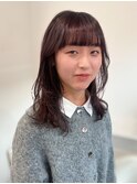 kanna【高円寺中野】ミディアム/チョコレートブラウン/顔まわり