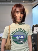 ネルケ 立川(nelke)&nbsp;顔周りザクザクレイヤー×レッドカラー