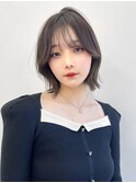 ダブルカラー ブリーチ 名駅 韓国 ボブ 髪質改善 縮毛矯正809
