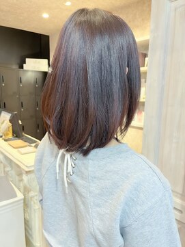 キャアリー(Caary) 福山人気10代20代30代髪質改善レイヤーボブナチュラルブラウン