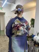 アル 心斎橋(alu)&nbsp;オリーブグレー/小顔に見せるヘア/ココアベージュ