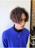 Men'sスタイル/波巻きダウンパーマ