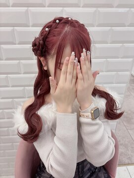 リルミー(Lilme) あみかちゅ片耳ひつじヘア＊まゆ