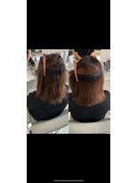 キング 枚方店(K!ng) 縮毛矯正髪質改善ハイライトレイヤーカット枚方美容室エクステ
