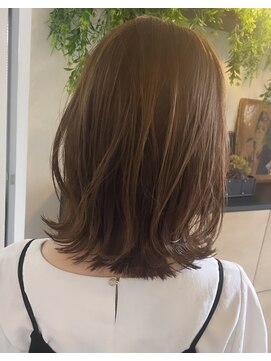 ココロヘアー ウィル 半田山店(Cocolo hair Will) 柔らかブラウンカラー×ローレイヤーカット