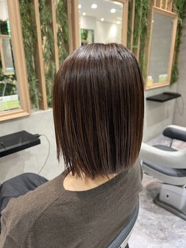 イメージア 町田店(IMAGE A) 切りっぱなしボブ＠30代40代50代60代