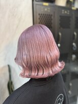 ヴァイス 渋谷店(VAICE)&nbsp;ボブ/ハイトーンカラー/カシスピンク