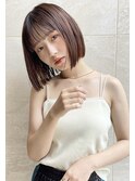 代々木/ブリーチなし/ショートボブ/酸性ストレート/新宿/韓国
