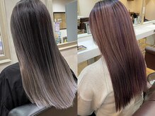 カラーも同時OKなので、限られた時間を効率的に◎