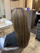 アルターリール(aL ter Rire)&nbsp;ホワイトグレージュ/デジタルパーマ/チェリーブラウン/杉田花乃