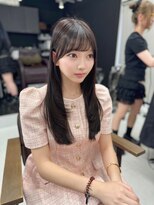 ハピネス 梅田茶屋町店(HAPPINESS)&nbsp;韓国ボブ/ミディアムレイヤー/顔周り/ブリーチなし/グレージュ