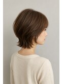 透明感ブラウン×くびれショート
