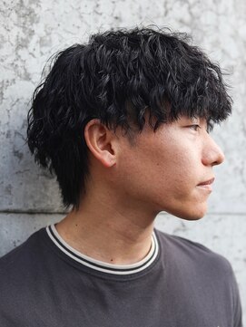 ハニー(HONEY) 縦落ちツイスパ/ツイストスパイラルパーマ/岡崎メンズパーマ