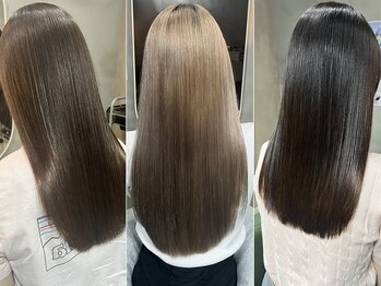 キャピタル ノウ(CAPITAL nou)の写真/あなたの髪質・状態を見極めた最適な施術で、指通りなめらかな極上ストレートに変身♪