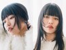 【前髪再来2回目まで◎福岡初★顔周り前髪専門】顔周りカット+カラー+艶TR
