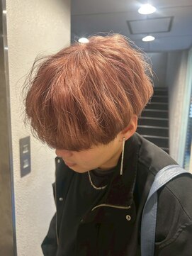 パーミル ヘア クマモト(permille ‰ hair Kumamoto) ピンクベージュ×マッシュ