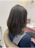 ナチュラルレイヤー×グレージュ