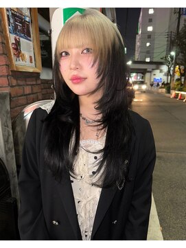 シイ(SIE) ハッシュカット×ルーツカラー☆☆