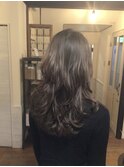 ロング×デジタルパーマ