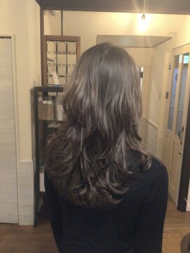 ロング×デジタルパーマ