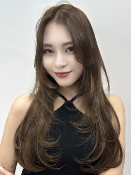 ヴェイン 渋谷(vain) アッシュブラウン×レイヤーカット