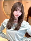 韓国ヘア/透明感/髪質改善/レイヤーカット/暗めカラー/学割/浦和