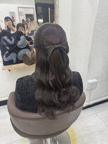 プティクローシェ バイ クオーレ(petite cloche by CUORE)&nbsp;ハーフアップ