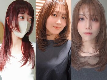 ファブ(fab.)の写真/トレンドのレイヤーカットを叶える☆ワンカールで簡単に可愛く◎伸ばしかけの方も扱いやすいスタイルに♪