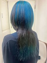 エターナルバイマティーナ(Eternal by MATINA)&nbsp;【シアンカラー×デザインカラー/ウルフカット】池袋美容室