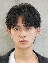 テン 心斎橋(tenn.)&nbsp;フェザーショートフェザーパーマニュアンスパーマショートヘア