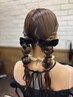透明感カラー＋ヘアセット￥14,300→￥11,000