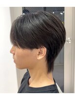 ボーイ(BOY)&nbsp;シースルーマッシュ／曲がる縮毛矯正／ラウンドマッシュ／名古屋