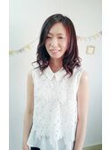 大人可愛いウェーブ