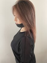 ヘアースタジオ ゼン(hair studio Zen) 前髪かきあげくびれラベンダーカラー