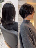 今流行りのハンサムショート