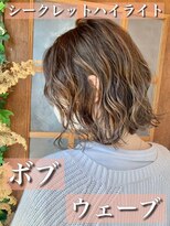 ヤード 藤沢(YARD)&nbsp;ボブ×ウェーブ×シークレットハイライト【藤沢駅/藤沢】