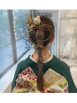 フェリーチェ(Felice)&nbsp;タイトポニー ハイポニー 成人式ヘア 卒業式ヘア 振袖ヘア