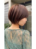 20代30代ひし形クビレ耳掛け束感小顔スウィングショート
