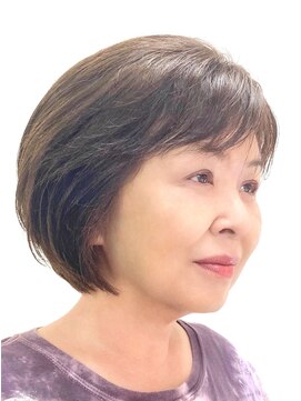 黄ぐまくん美容室 ショートボブ