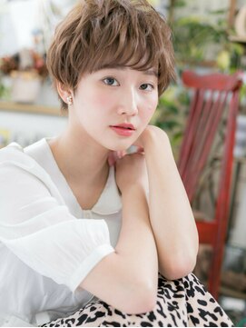 カバーヘア ブリス 志木南口駅前店(COVER HAIR bliss) ■カーキ大人ガーリー抜け感グランマッシュ107志木20代30代40代