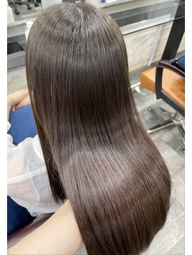 アミーベル(AMI a BELLE) 大人可愛い★人気のラベンダーベージュ【髪質改善カラーエステ】