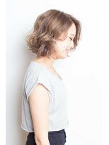 アニスミュゼ(anis musee) 【anis musee 苫小牧】ベージュカラー 無造作 ふわミディ☆