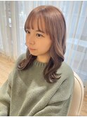 柔らかくすみベージュ ハイトーン インナー ケアブリーチ