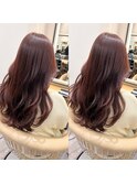 中川陽南子【韓国風ピンクブラウン艶髪顔まわりロングレイヤー】