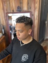 フォーシー(For.c.c.c.c) 極道パーマ[埼玉/川口/浦和/越谷/東川口/メンズパーマ/メンズ